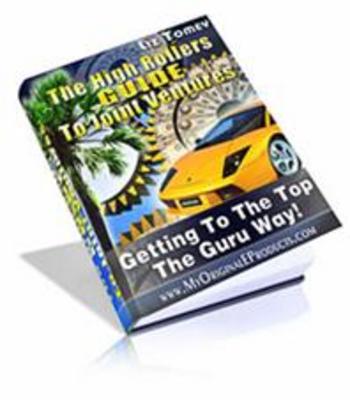 Product picture The High Rollers Guide To Joint Ventures With  MRR!