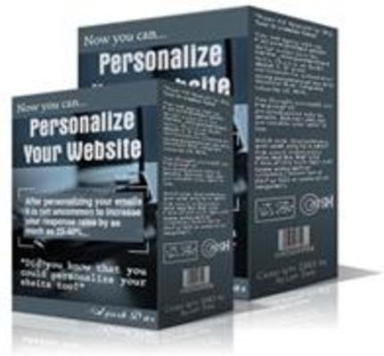 Product picture Personalize Your Website With MRR