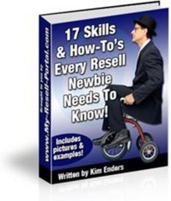 Product picture 17 Skills How-To Every Resell Newbie Needs To Know With MRR