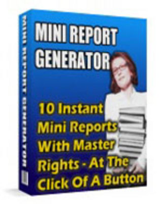 Product picture Mini Report Generator With MRR 