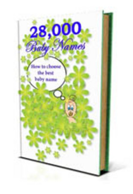 Product picture 28,000 Baby Names  With MRR