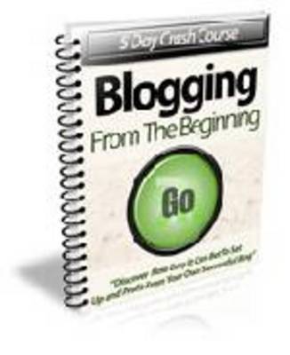 Product picture Blogging From Beginning with PLR